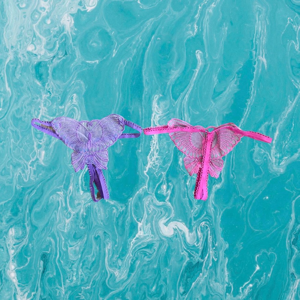🦋Lace Butterfly Thong Set (2)🦋